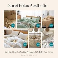 KONICO SPREI AESTHETIC POLOS / MINIMALIST Monocrom POLOS PASTEL Single