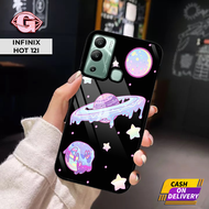 Case INFINIX HOT 12i - Casing INFINIX HOT 12i - Case Kaca Terbaru 2022 - GRAND88 [ GLITTER ] Case IN