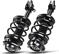 A-Premium Pair 2 Front Complete Suspension Strut &amp; Coil Spring Assembly Compatible with Subaru Forester 1998 1999 2000 H4 2.5L Replace# 171413 171412
