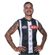 AFL Collingwood Magpies Australia Sleeveless Football Singlet Breathable Sports Kids Top Fans Home T