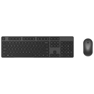 Xiaomi Mi Wireless Keyboard Mouse Set 2 แบบพกพา 2.4G ไร้สาย 1000DPI ขนาดเต็ม 104 คีย์บอร์ดเมาส์สำนัก