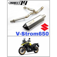 Project79 Exhaust Suzuki VStrom 650 Slip On Stainless Muffler V-Strom Accessories Motor Vstrom650 V 