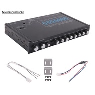 7 Band Car Equalizer Audio EQ Tuning Crossover Amplifier Parametric Car Preamplifier Audio Equalizer