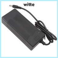 WITTE Electric Scooter Power Adapter, 42V 2A DC 5.5x2.5mm Electric Scooter Charger, Durable Black wi