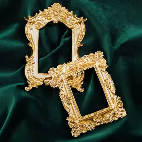 Creative Gold DIY Shadow Box Frame DIY 3D Mini Photo Frames Memory Display Frames Gifts