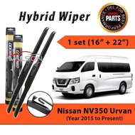 Hybrid Wiper Nissan NV350 Urvan 16"+22" (1set)