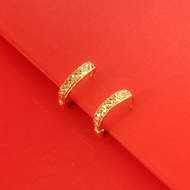 916 Gold Hook Earring Series Subang Gantung Emas 916