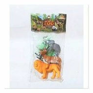 CHILDREN'S TOY RUBBER ANIMALS RECOGNIZING WILD ANIMALS IN THE WORLD ANIMALS