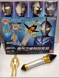Bandai 國內正版超人高斯變身器連金色透明高斯