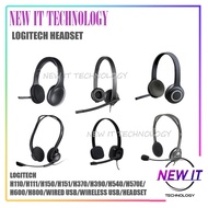 LOGITECH H110 H111 H150 H151 H370 H390 H540 H570E H600 WIRED USB WIRELESS USB HEADSET