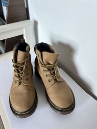 Dr. Martens 939 Ben 麂皮 六孔馬汀靴 駝色 沙色 UK4 EU37 山系 戶外 粗繩鞋帶 膠底 短靴 8成新