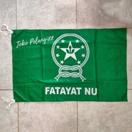 Sya7 Bendera Fatayat NU Sablon Murah Besar dan Kecil 80x120cm