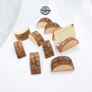 Rustic Wood Place Card Holder Party Wedding Table Name Card Holder