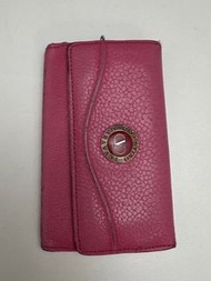 Valentino 鎖匙包桃紅色 中古