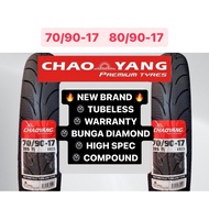 🔥TAYAR BRAND BARU🔥CHAO YANG TAYAR TUBELESS 70/90 80/90 TIRE TYRE TIUBLESS BUNGA DIAMOND 2023 TAYAR BARU MAXXIS DIAMOND