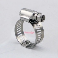 ADJUSTABLE STAINLESS STEEL HOSE CLIP CLAMPS/SS 304 HOSE CLIPS FASTENER 6MM TO 101MM/PREMIUM QUALITY.