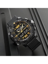 SKMEI 男士手錶 雙顯示多功能夜光防水黃金電子手錶 戶外運動電子手錶