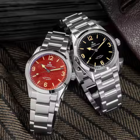 THORN T003 Vintage Watch PT5000 Automatic Movement Mechanical Watches Domed Sapphire Luminous 10Bar 