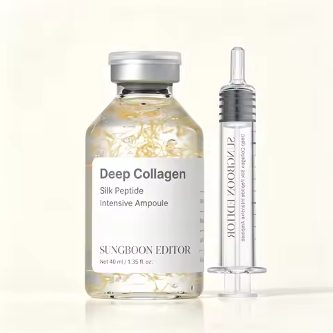 Anti-Aging Deep Collagen Silk Peptide Intensive Ampoule SUNGBOON EDITOR Hydrating Firming Facial Ser
