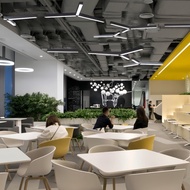 BUY1 TAKE1 1.2M 55W LED Strip Lights:Office Pendant Lights Ultra-Bright,Supermarket/Gym Strip Lights