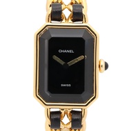 【二手】香奈兒 (Chanel) CHANEL 腕錶 Premiere S H0001 黑色鍍金 (GP) 皮革 Premiere S 女士二手 A