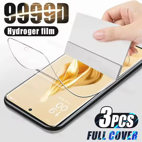3Pcs Hydrogel film For OPPO F21 F21S F11 F9 Pro F7 F5 R17 R15 Pro R15X Plus R19 Screen Protector For