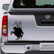 CUTTING STICKER CAR HORSE WAR HORSE STICKER ASSALAM CAR TRUNK VARIATION STICKER
