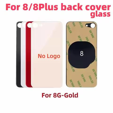 Back Glass For iPhone 8-8 Plus Back Cover Glass Fast Replacement Housing Battery Cover Big Hole Rear