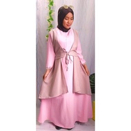Muslimah dress jubah wanita cantik 💯 import from Indonesia (ready Stok)