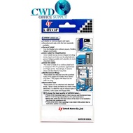 LATECH Index Sticker Blue G106 Size 2.6x3.7 Cm. Pack Of 80 Pieces