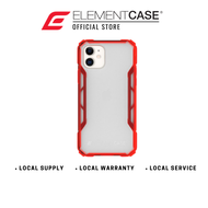 Element Case Rally Apple iPhone 11/11 Pro/11 Pro Max Protective Phone Case - Clear/Sunset Red/Black