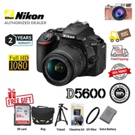 Nikon D5600 18-140mm/18-55mm AF-P original + free extra battery original 2 years warranty