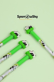 SPARROW SPINING Pen Silikon / Silicone Pen / Pen PUTAR Karakter Lucu Cantik PANDA (8087)