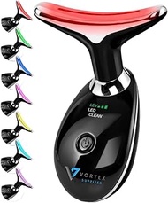 7-in-1 LED Face & Neck Massager – Skin Firming, Anti-Aging, Vibration & Heat Facial Tool for Home Us