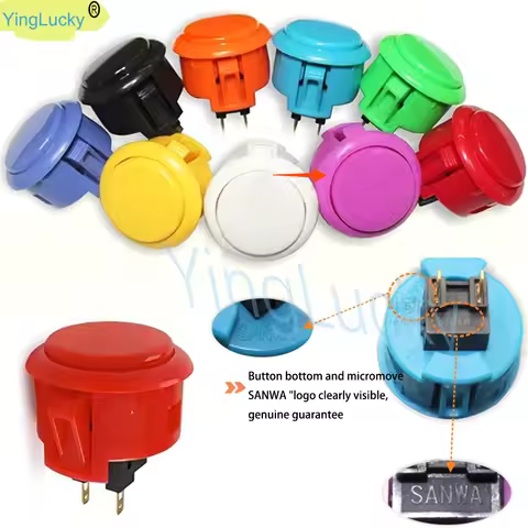 10 pcs original SANWA Buttons obsf-30mm obsf-24mm Japan original production sanwa buttons, wholesale