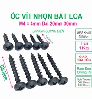 Ốc vít nhọn bắt thùng loa REN xoắn thưa TAIWAN M4 - 4x20mm 4x30mm - Linh kiện điện tử QUỲNH DIỄN