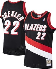 Clyde Drexler Portland Trail Blazers Black Youth 8-20 Hardwood Classic Soul Swingman Player Jersey -