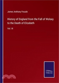 History of England from the Fall of Wolsey to the Death of Elizabeth: Vol. III
