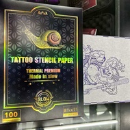 SLOW TATTOO STENCIL PAPER .กระดาษลอกลายใช้กับเครื่องลอกลาย(ลอกมือได้)