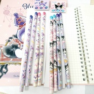 Kuromi Small Triangle Pencil 4pcs HB Sanrio Wooden 4pcs Gift Stationery
