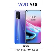 VIVO มือถือโทรศัพท์มือถือVIVO Y50 (วีโว้ 50) ขนาดหน้าจอ 6.53 นิ้ว RAM 8 / ROM 128 GB(แถมฟิล์มกระจกให้ฟรี+ฟรีเคสใส) ประกันร้าน 1 ปี.