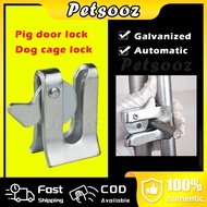 Automatic Pig door lock Galvanized Dog cage lock for pig