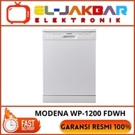 Mesin Cuci Piring Otomatis MODENA WP-1200 FDWH Freestanding Dishwasher
