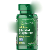 Puritan's Pride Albion® Chelated Magnesium 400 mg / 100 Caplets