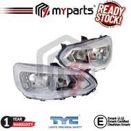 TYC Proton Saga VVT 2016~2023 Head Lamp Head Light HeadLamp Lampu Depan LH Left / RH Right