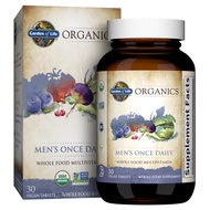 Organics Multivitamin for Men - Men's Once Daily Whole Food Vitamin Supplement Tablets, Vegan, 30 Co