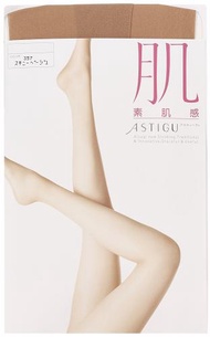ATSUGI ASTIGU 長筒襪 (肌膚、裸膚觸感) 緊身米色 L-LL