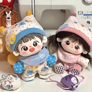 2025新品娃岛联盟连体衣娃衣20cm男孩子连体娃衣20cm睡衣棉花娃娃衣服Baby Island Union jumpsuit doll 20cm boy20251010