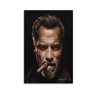 Bodybuilding Art Arnold Schwarzenegger Photo Posters Black and White Minimalist Art Poster Motivatio