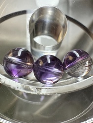 單珠/散珠/頂珠/串珠/水晶珠子 (紫超七單珠) 11.5mm